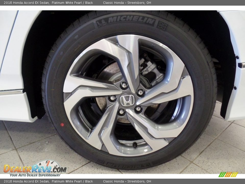 2018 Honda Accord EX Sedan Platinum White Pearl / Black Photo #21