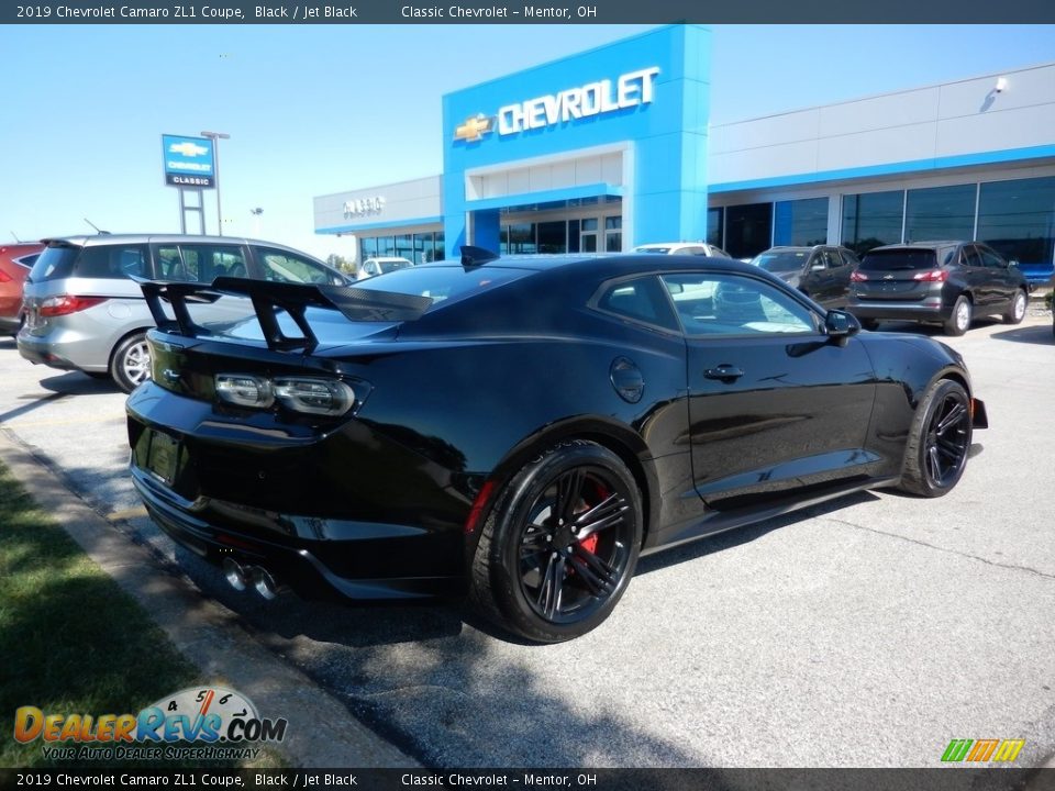 2019 Chevrolet Camaro ZL1 Coupe Black / Jet Black Photo #5