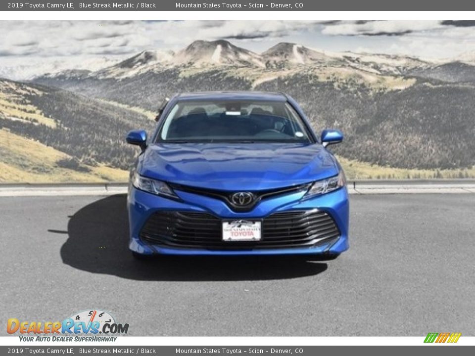 2019 Toyota Camry LE Blue Streak Metallic / Black Photo #2