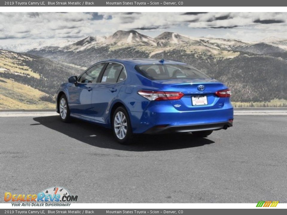 2019 Toyota Camry LE Blue Streak Metallic / Black Photo #3