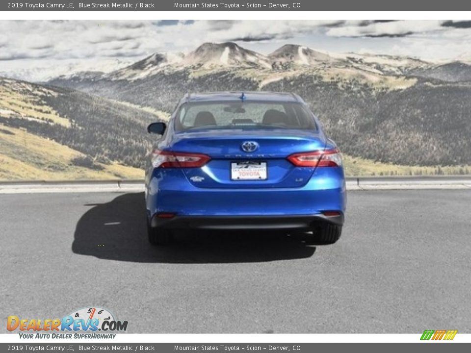 2019 Toyota Camry LE Blue Streak Metallic / Black Photo #4