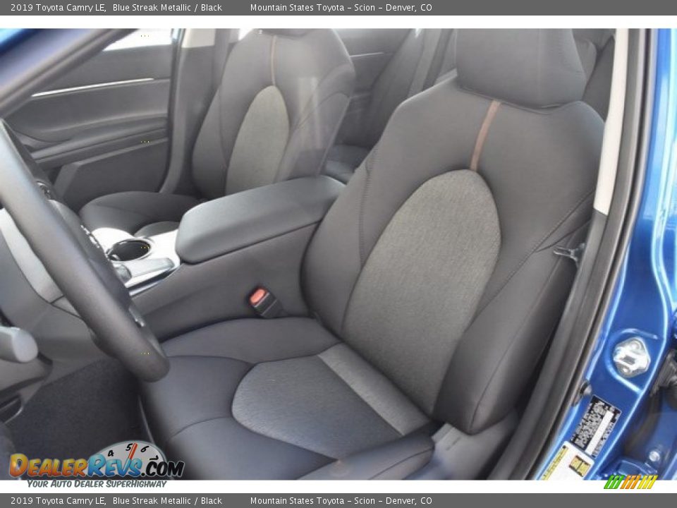 2019 Toyota Camry LE Blue Streak Metallic / Black Photo #7