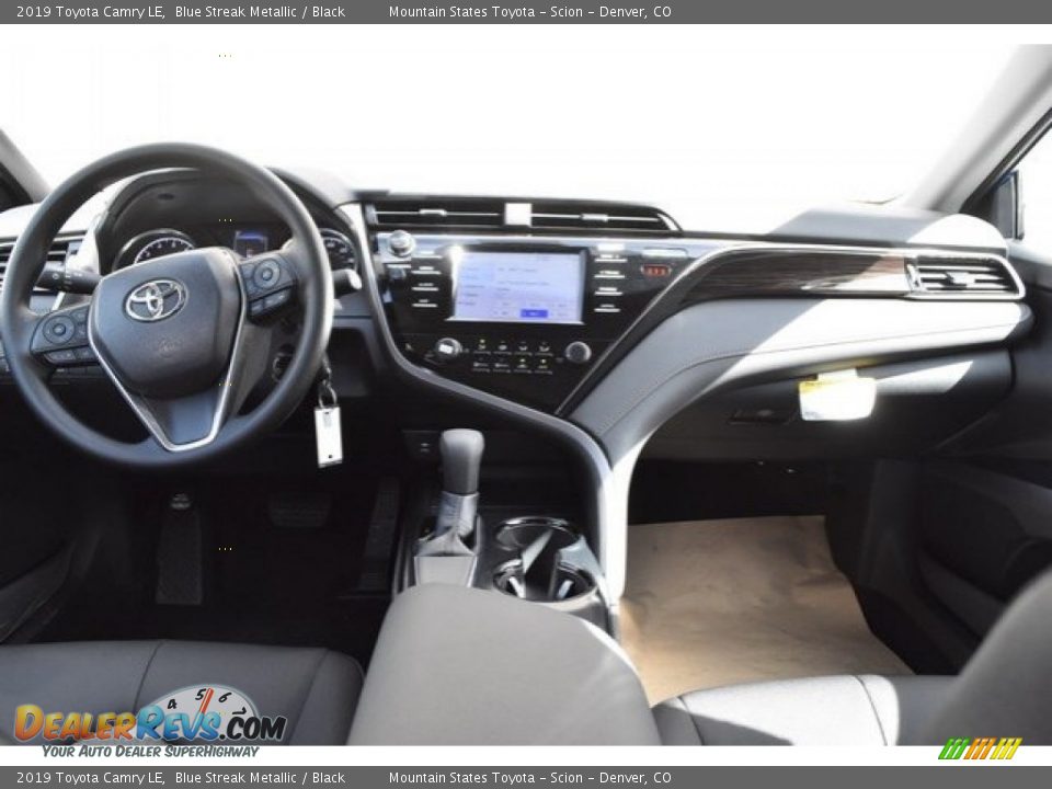 2019 Toyota Camry LE Blue Streak Metallic / Black Photo #8