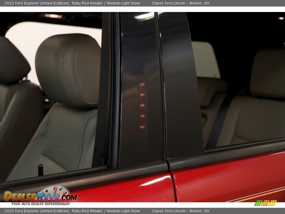2013 Ford Explorer Limited EcoBoost Ruby Red Metallic / Medium Light Stone Photo #4