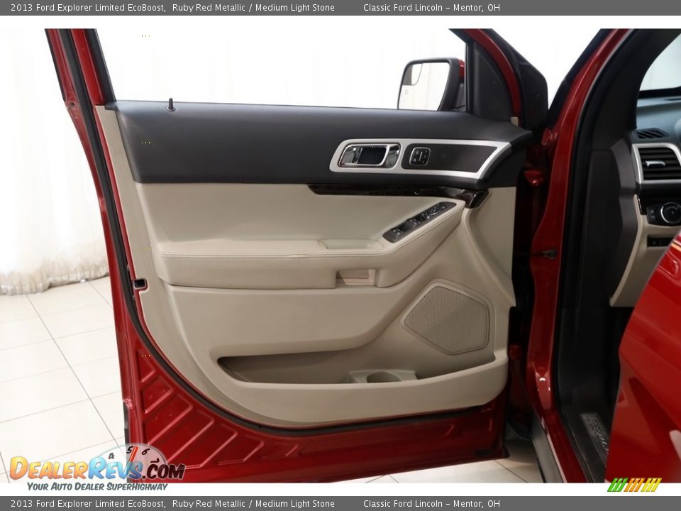 2013 Ford Explorer Limited EcoBoost Ruby Red Metallic / Medium Light Stone Photo #5