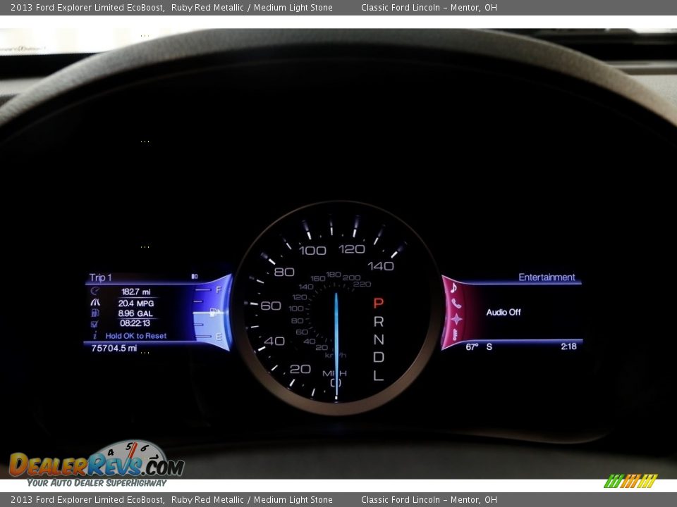 2013 Ford Explorer Limited EcoBoost Ruby Red Metallic / Medium Light Stone Photo #8