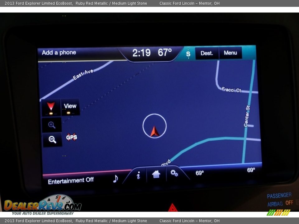 2013 Ford Explorer Limited EcoBoost Ruby Red Metallic / Medium Light Stone Photo #10