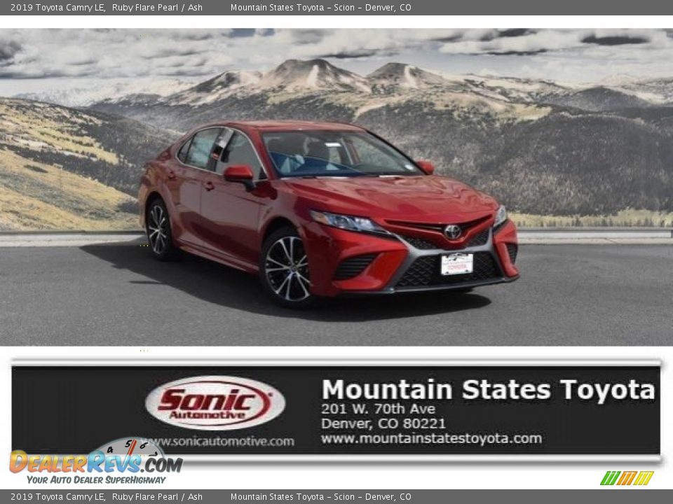 2019 Toyota Camry LE Ruby Flare Pearl / Ash Photo #1