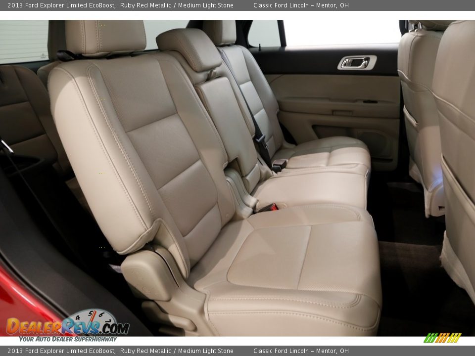 2013 Ford Explorer Limited EcoBoost Ruby Red Metallic / Medium Light Stone Photo #15