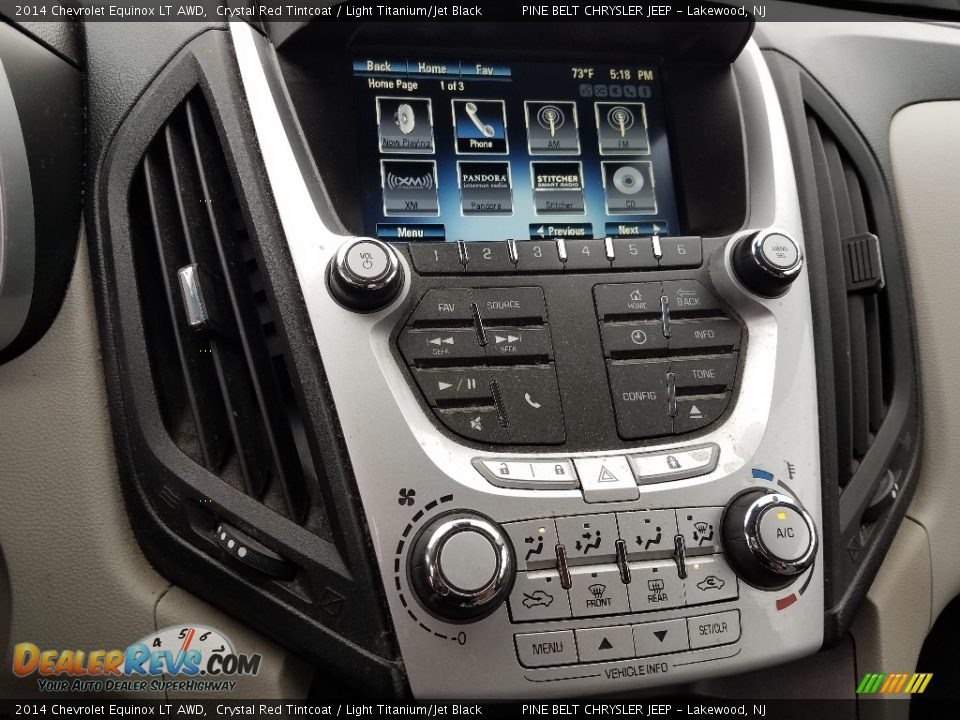 2014 Chevrolet Equinox LT AWD Crystal Red Tintcoat / Light Titanium/Jet Black Photo #4