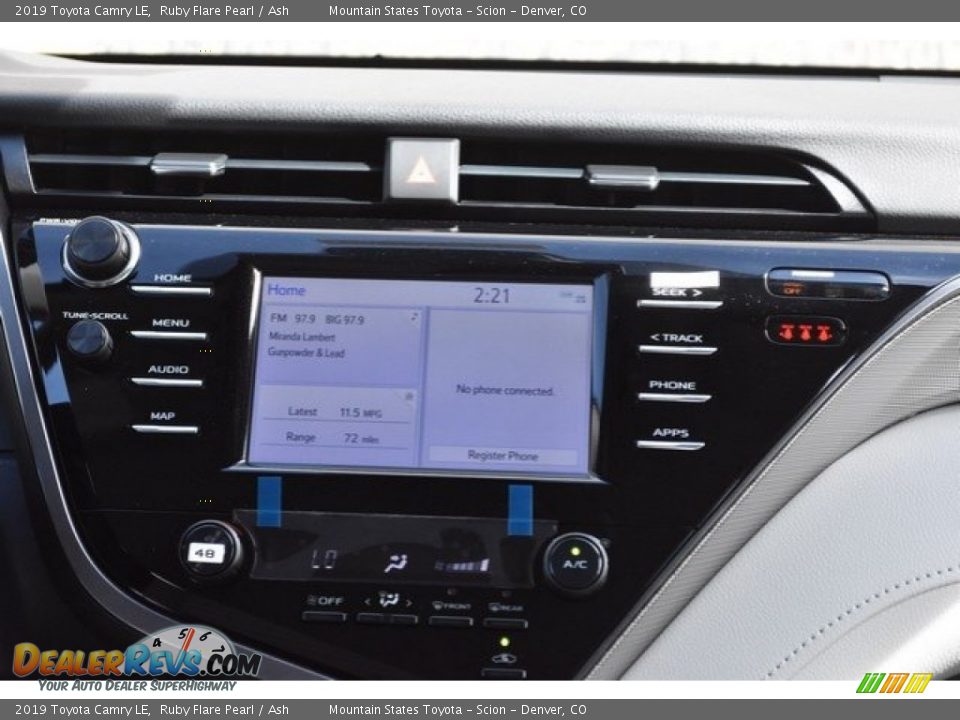 2019 Toyota Camry LE Ruby Flare Pearl / Ash Photo #10