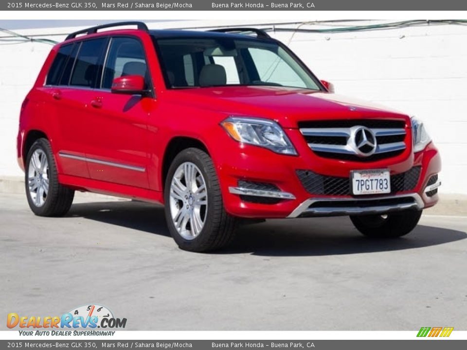 2015 Mercedes-Benz GLK 350 Mars Red / Sahara Beige/Mocha Photo #1