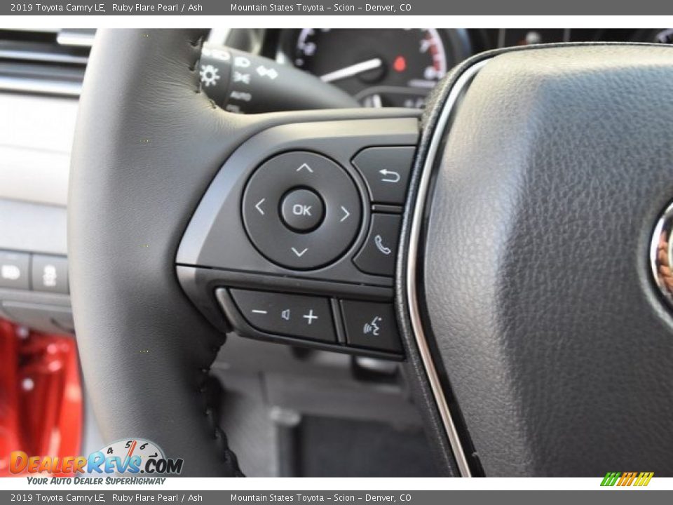 2019 Toyota Camry LE Ruby Flare Pearl / Ash Photo #26