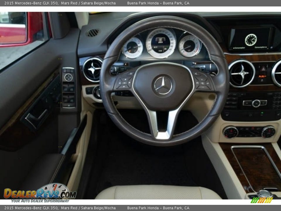 2015 Mercedes-Benz GLK 350 Mars Red / Sahara Beige/Mocha Photo #5