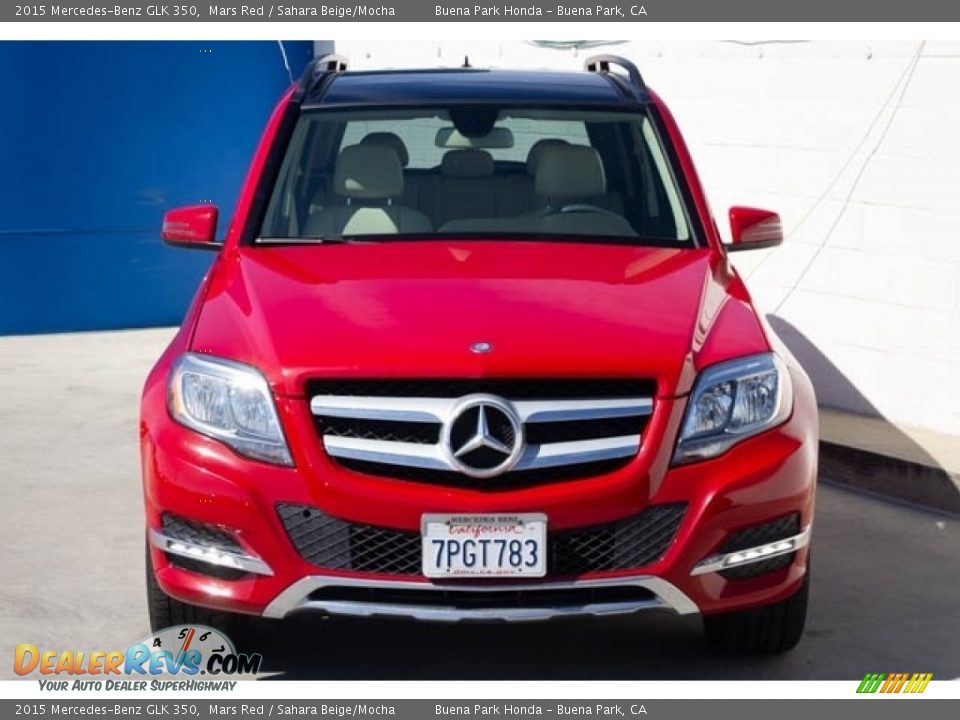 2015 Mercedes-Benz GLK 350 Mars Red / Sahara Beige/Mocha Photo #7