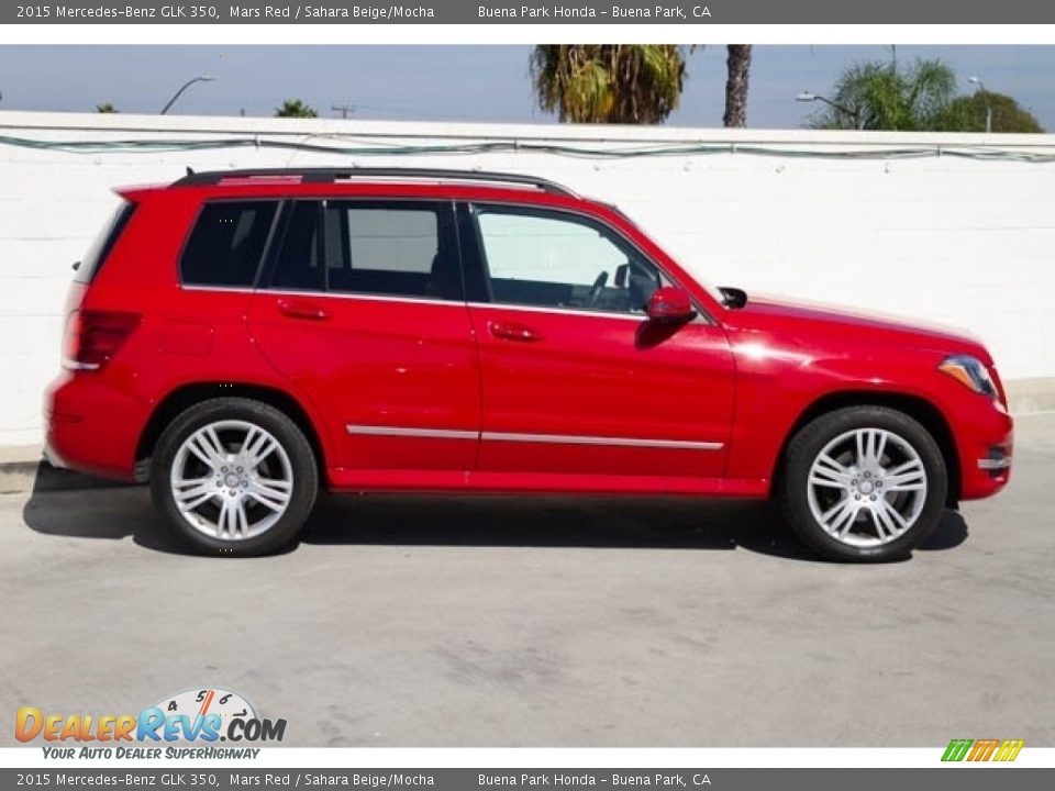 2015 Mercedes-Benz GLK 350 Mars Red / Sahara Beige/Mocha Photo #9