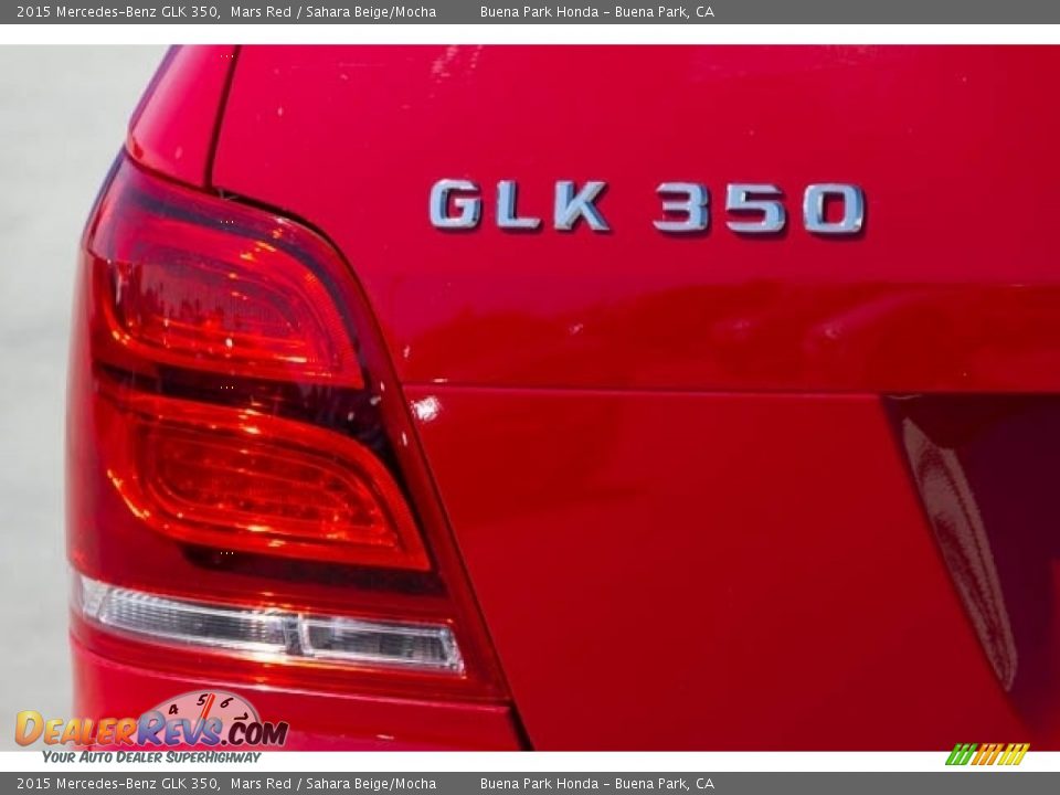 2015 Mercedes-Benz GLK 350 Mars Red / Sahara Beige/Mocha Photo #11