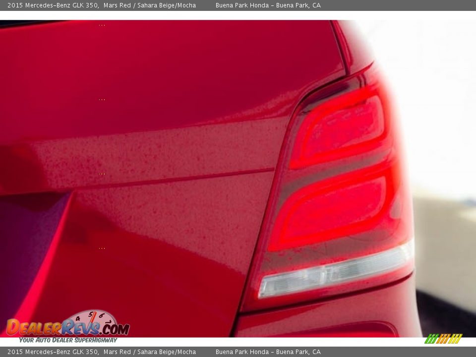 2015 Mercedes-Benz GLK 350 Mars Red / Sahara Beige/Mocha Photo #12