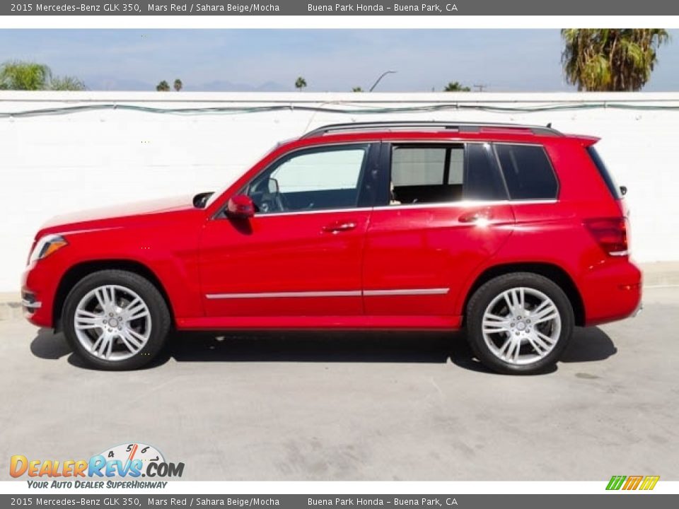 2015 Mercedes-Benz GLK 350 Mars Red / Sahara Beige/Mocha Photo #13