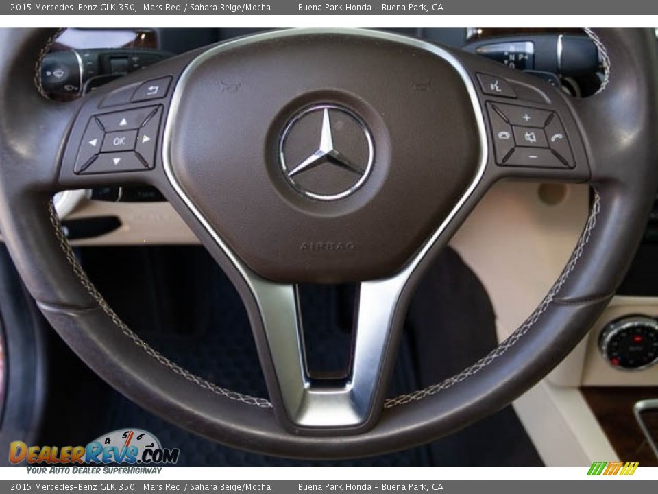 2015 Mercedes-Benz GLK 350 Mars Red / Sahara Beige/Mocha Photo #14