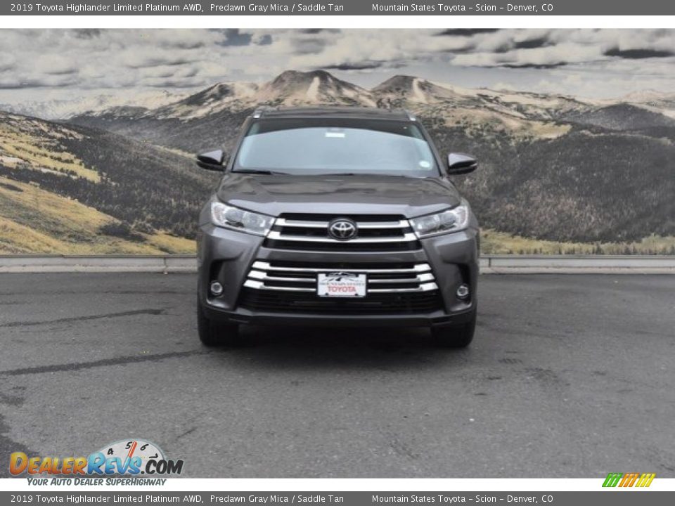2019 Toyota Highlander Limited Platinum AWD Predawn Gray Mica / Saddle Tan Photo #2
