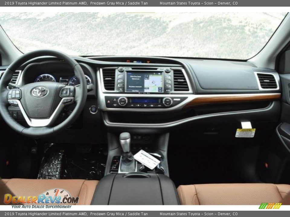 2019 Toyota Highlander Limited Platinum AWD Predawn Gray Mica / Saddle Tan Photo #8
