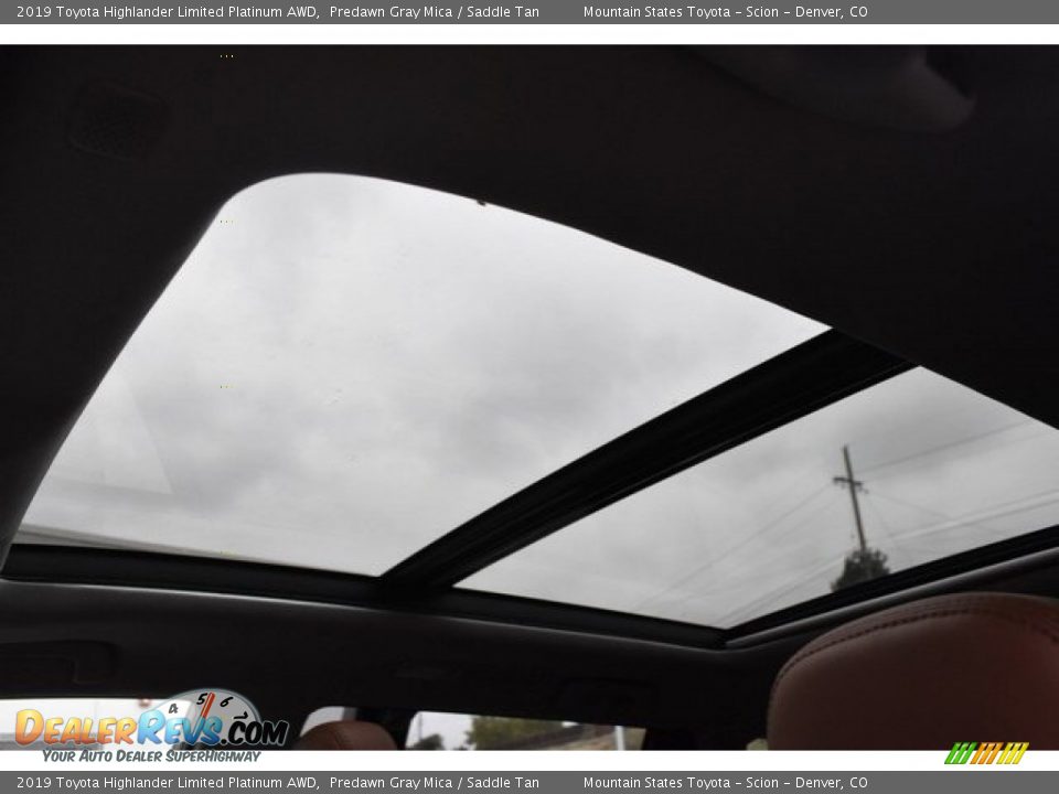 2019 Toyota Highlander Limited Platinum AWD Predawn Gray Mica / Saddle Tan Photo #9