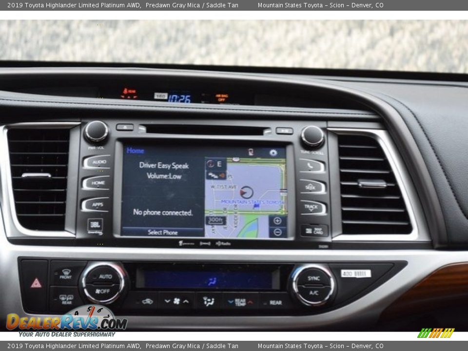 2019 Toyota Highlander Limited Platinum AWD Predawn Gray Mica / Saddle Tan Photo #10