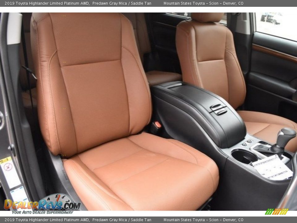 2019 Toyota Highlander Limited Platinum AWD Predawn Gray Mica / Saddle Tan Photo #13
