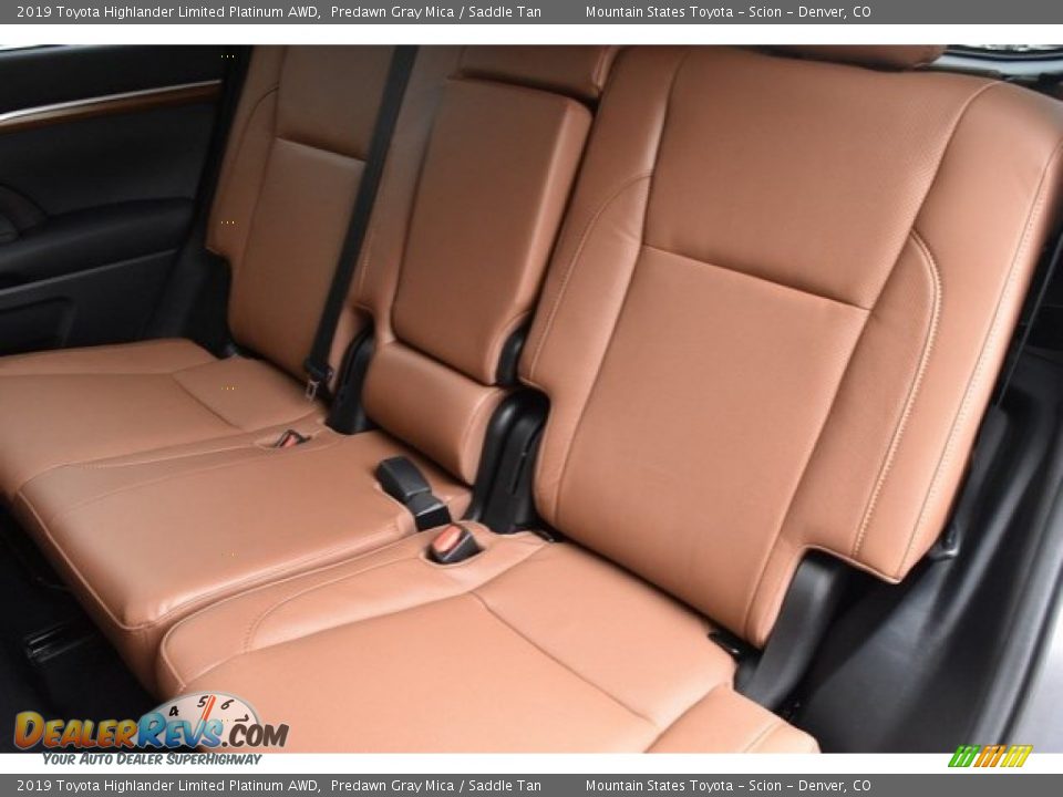 2019 Toyota Highlander Limited Platinum AWD Predawn Gray Mica / Saddle Tan Photo #16