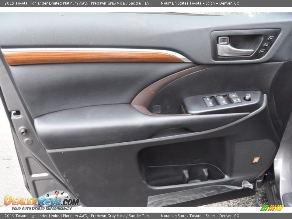 2019 Toyota Highlander Limited Platinum AWD Predawn Gray Mica / Saddle Tan Photo #22