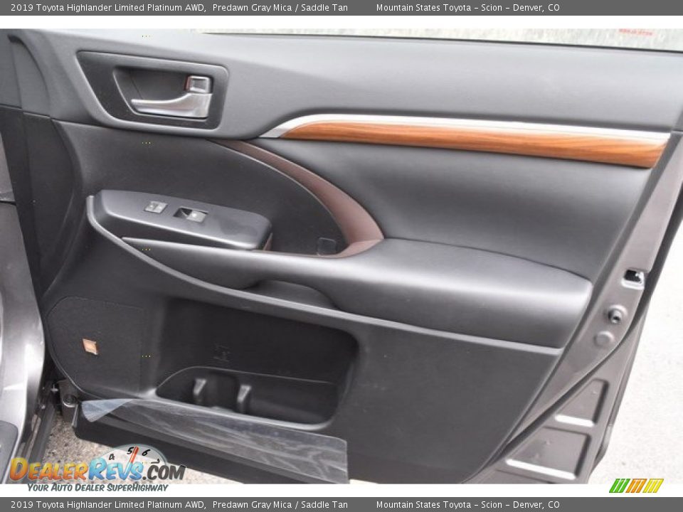 2019 Toyota Highlander Limited Platinum AWD Predawn Gray Mica / Saddle Tan Photo #24