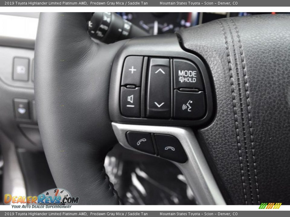 2019 Toyota Highlander Limited Platinum AWD Predawn Gray Mica / Saddle Tan Photo #30