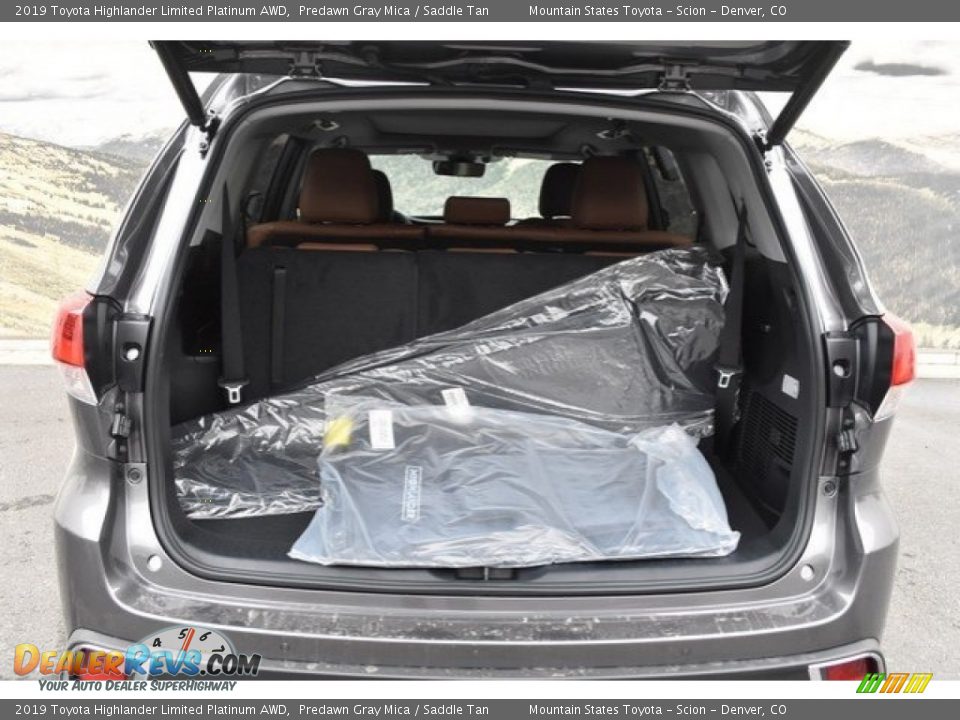 2019 Toyota Highlander Limited Platinum AWD Predawn Gray Mica / Saddle Tan Photo #34