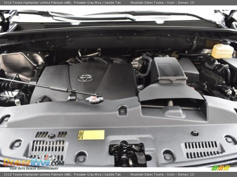 2019 Toyota Highlander Limited Platinum AWD Predawn Gray Mica / Saddle Tan Photo #35