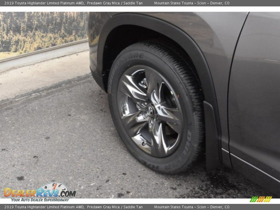 2019 Toyota Highlander Limited Platinum AWD Predawn Gray Mica / Saddle Tan Photo #36