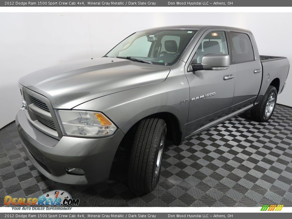 2012 Dodge Ram 1500 Sport Crew Cab 4x4 Mineral Gray Metallic / Dark Slate Gray Photo #6