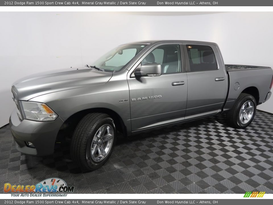 2012 Dodge Ram 1500 Sport Crew Cab 4x4 Mineral Gray Metallic / Dark Slate Gray Photo #7
