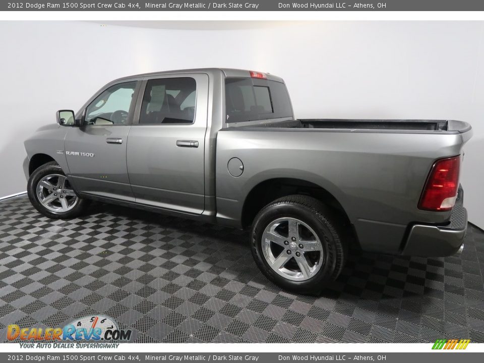 2012 Dodge Ram 1500 Sport Crew Cab 4x4 Mineral Gray Metallic / Dark Slate Gray Photo #8