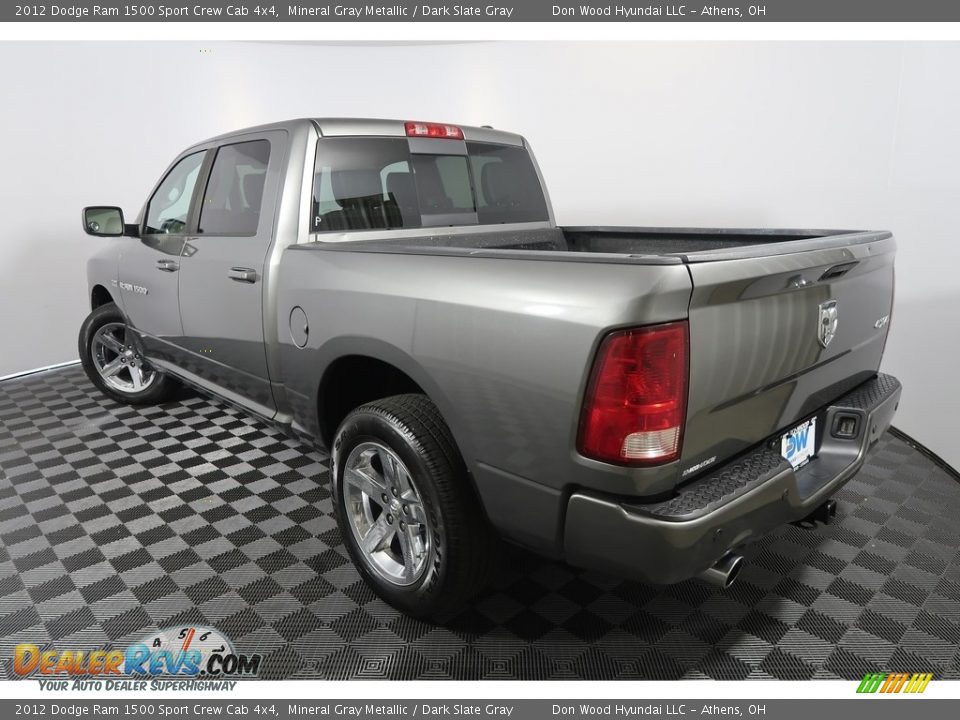 2012 Dodge Ram 1500 Sport Crew Cab 4x4 Mineral Gray Metallic / Dark Slate Gray Photo #9