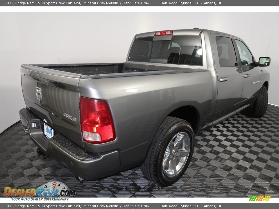2012 Dodge Ram 1500 Sport Crew Cab 4x4 Mineral Gray Metallic / Dark Slate Gray Photo #11