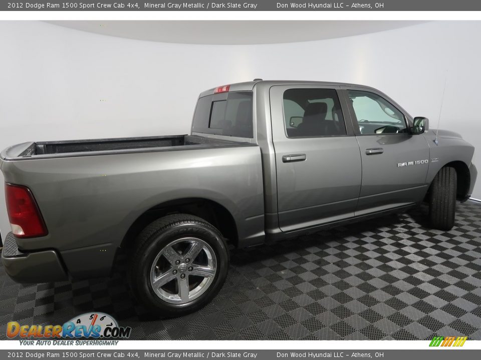 2012 Dodge Ram 1500 Sport Crew Cab 4x4 Mineral Gray Metallic / Dark Slate Gray Photo #12