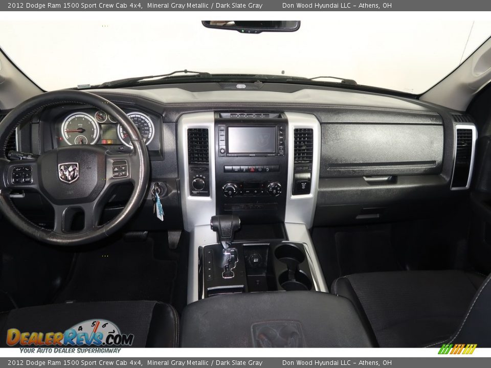 2012 Dodge Ram 1500 Sport Crew Cab 4x4 Mineral Gray Metallic / Dark Slate Gray Photo #14