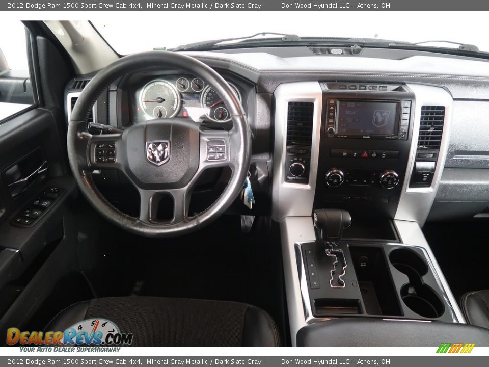 2012 Dodge Ram 1500 Sport Crew Cab 4x4 Mineral Gray Metallic / Dark Slate Gray Photo #15