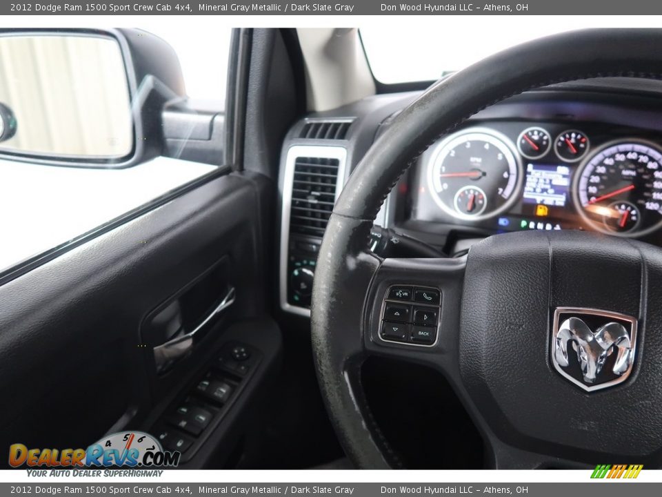 2012 Dodge Ram 1500 Sport Crew Cab 4x4 Mineral Gray Metallic / Dark Slate Gray Photo #17