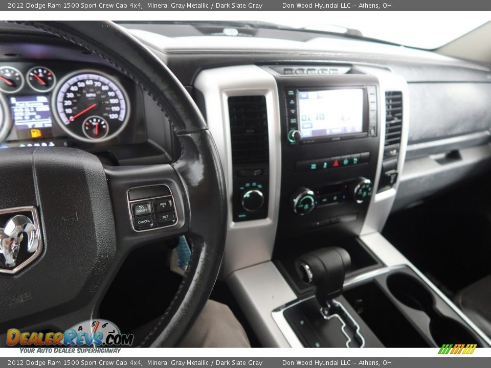 2012 Dodge Ram 1500 Sport Crew Cab 4x4 Mineral Gray Metallic / Dark Slate Gray Photo #19