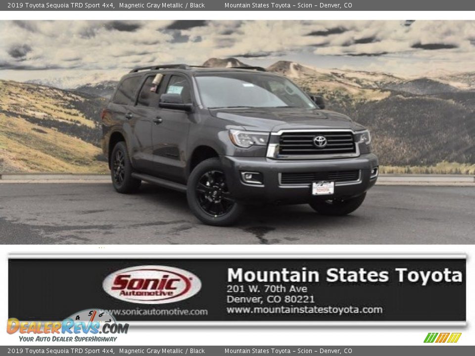 2019 Toyota Sequoia TRD Sport 4x4 Magnetic Gray Metallic / Black Photo #1