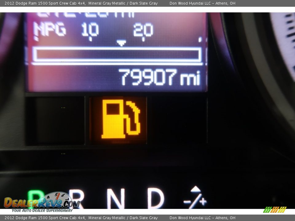 2012 Dodge Ram 1500 Sport Crew Cab 4x4 Mineral Gray Metallic / Dark Slate Gray Photo #21