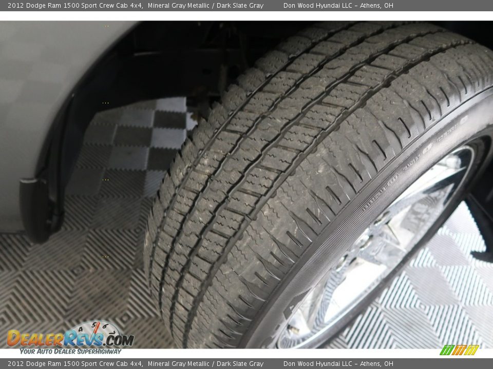 2012 Dodge Ram 1500 Sport Crew Cab 4x4 Mineral Gray Metallic / Dark Slate Gray Photo #24