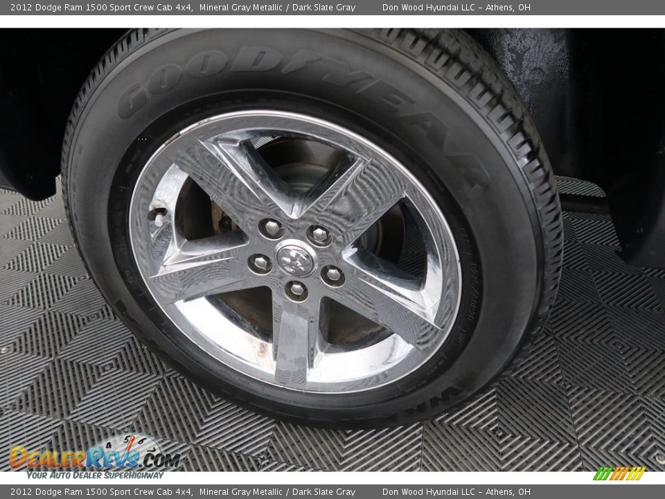 2012 Dodge Ram 1500 Sport Crew Cab 4x4 Mineral Gray Metallic / Dark Slate Gray Photo #26